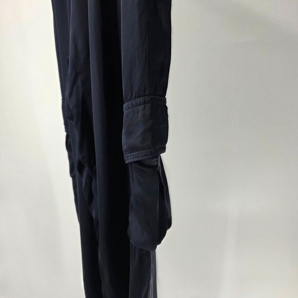 River + Sky Navy Blue Cargo Joggers,  Elastic Waistband & Cuffs, Size S - Picture 4 of 7